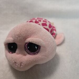 SHELLBY Ty Beanie Boos Pink Turtle Spotted Shell Plush Toy 2013 NO HANGTAG